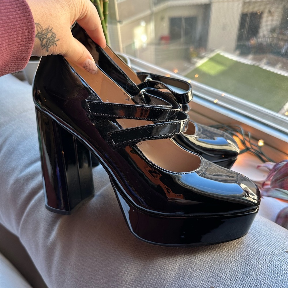 Black Platform Heels